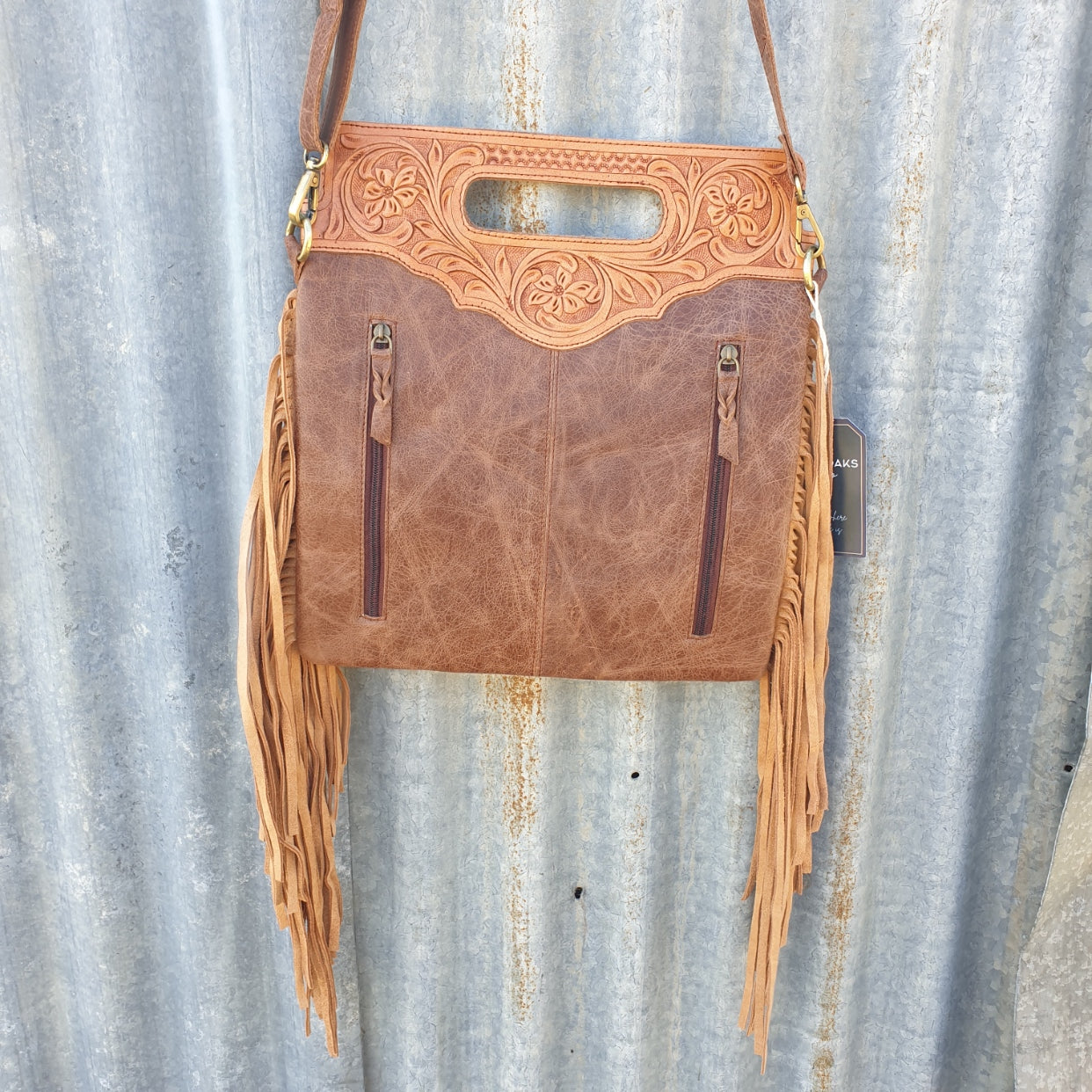 Rodeo Fringe Bag - Light Brown
