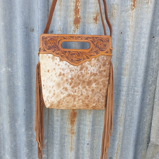 Rodeo Fringe Bag - Light Brown