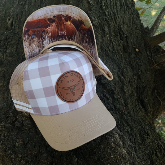 Trucker - Gingham Heifer