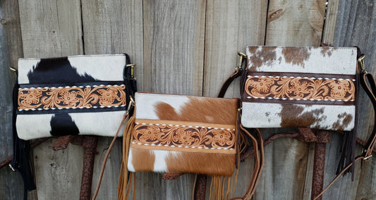 Tassle Mailer Bag - Tan