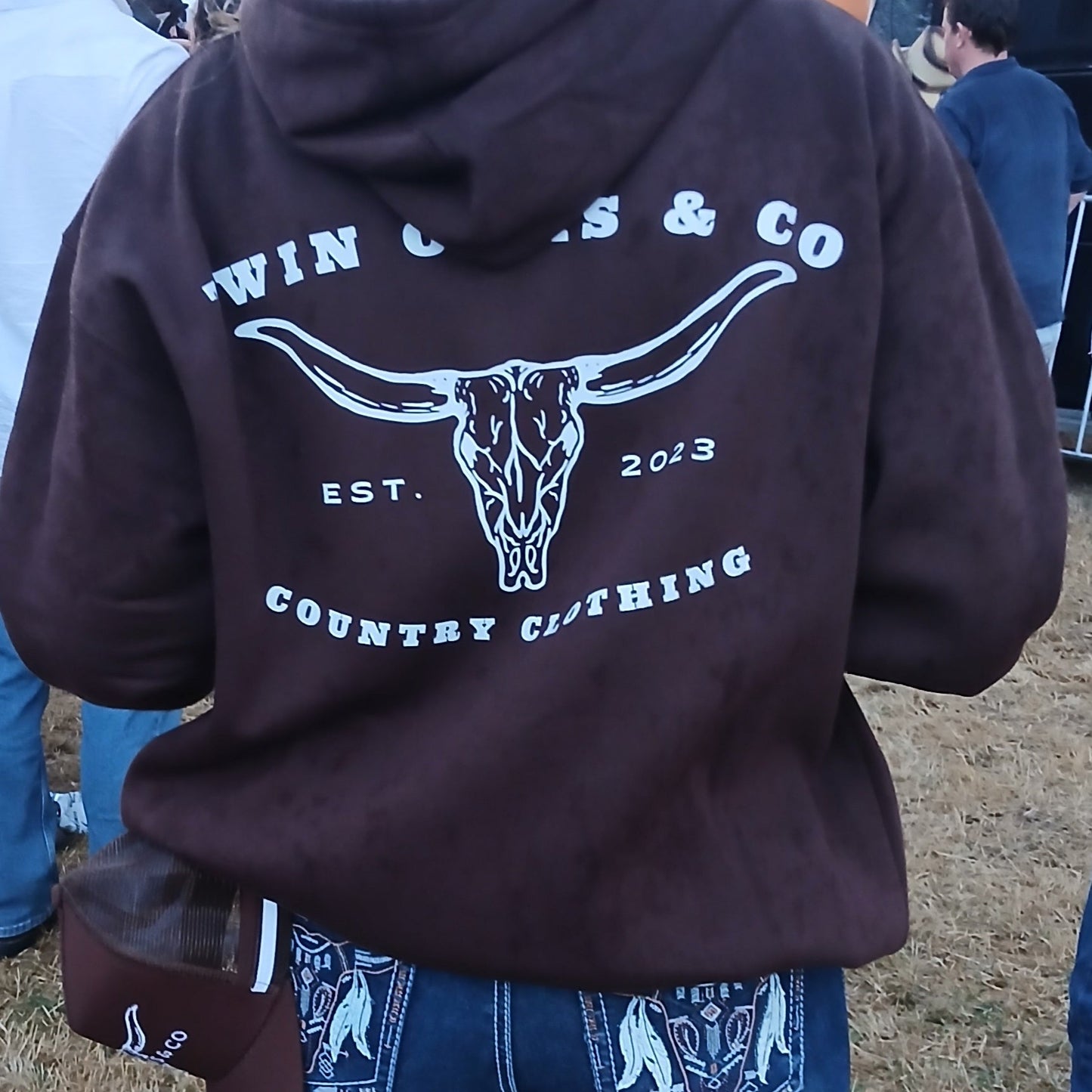 Hooded Jumper - Brown