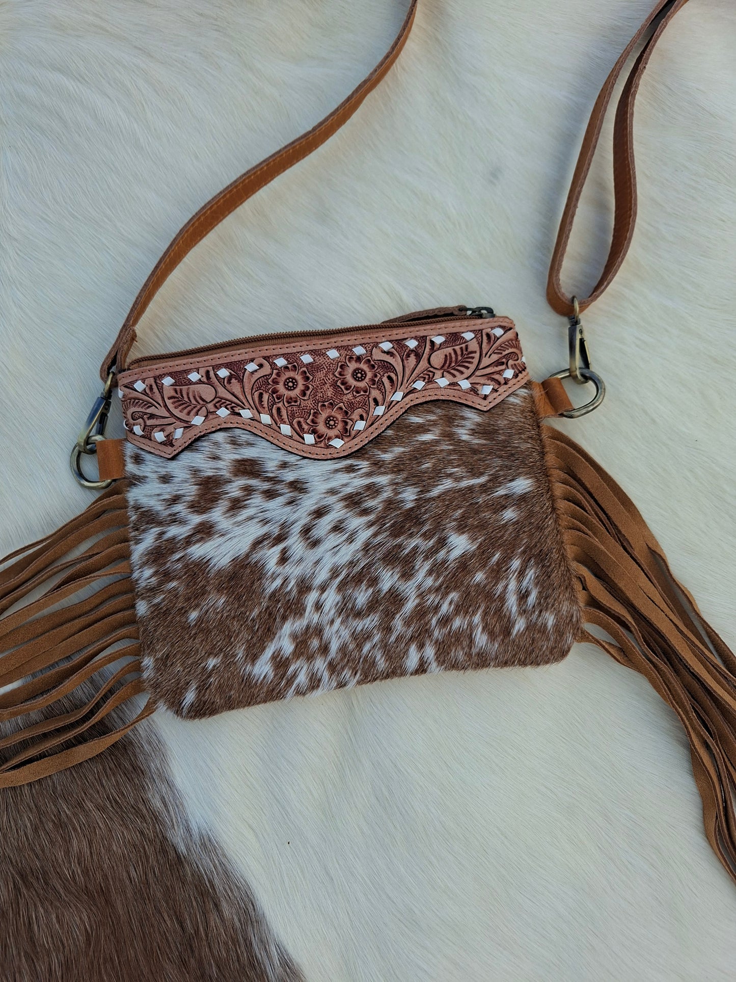 Sierra Tassle Bag - Speckled