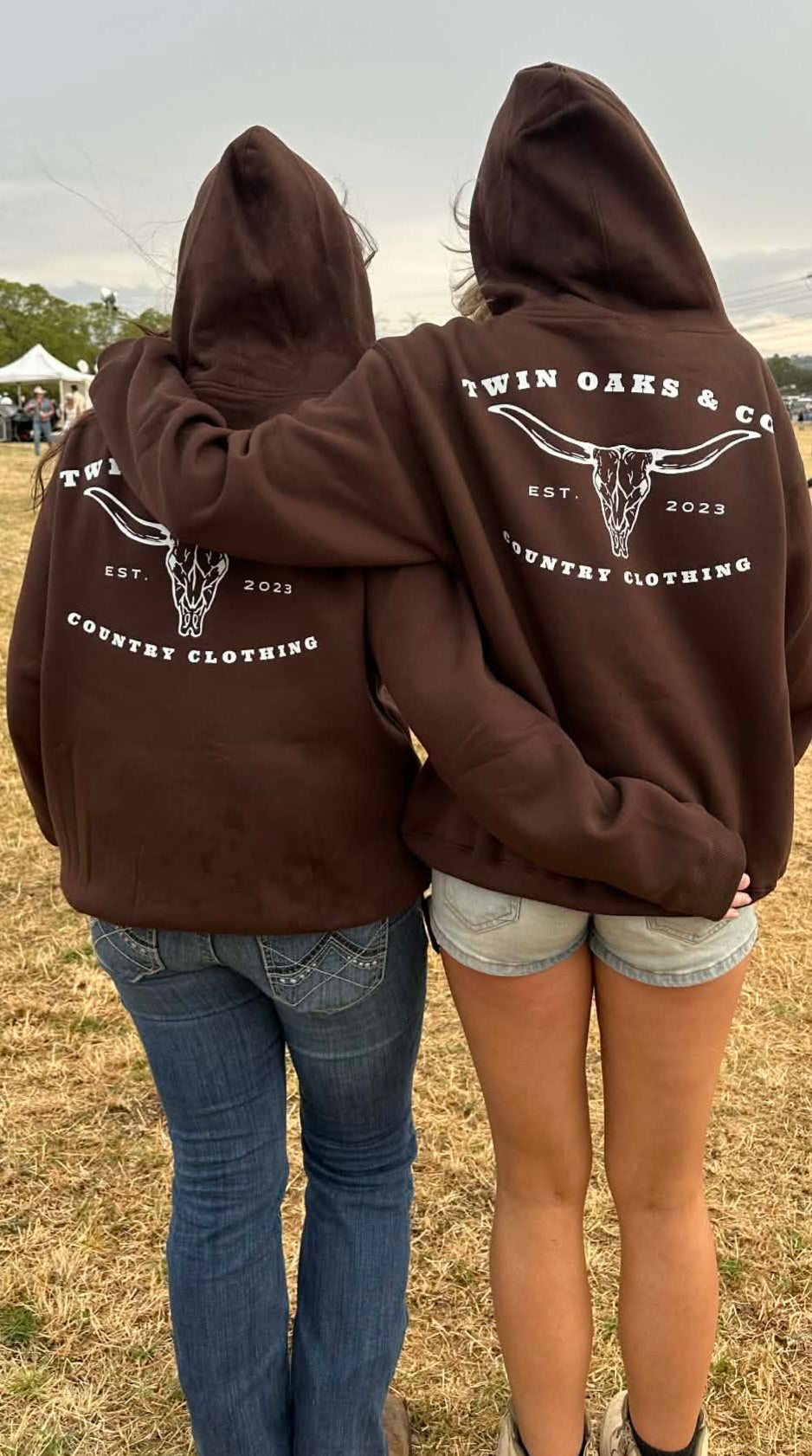 Hooded Jumper - Brown