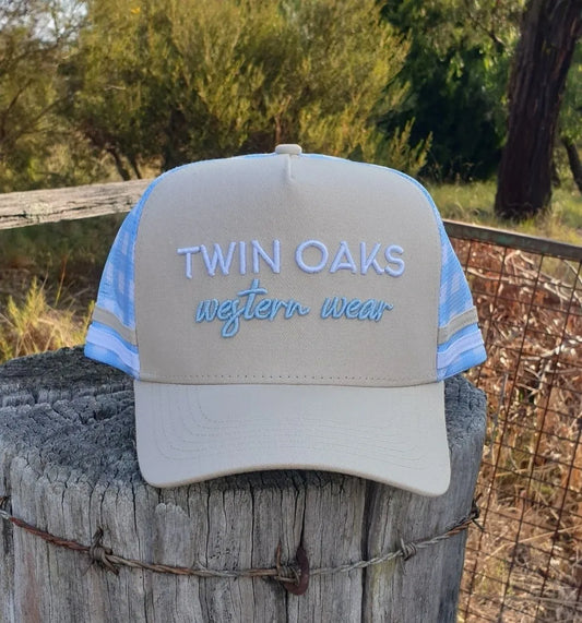 Trucker - Cream & Gingham